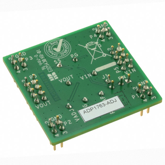 ADP1763-ADJ-EVALZ Analog Devices Inc.  Cartes d'évaluation - Régulateurs de tension linéaires